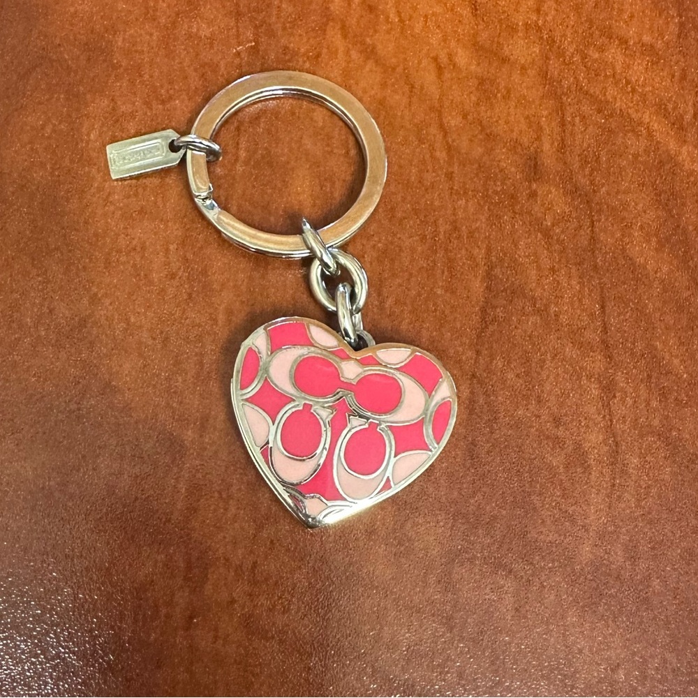 Coach key chain locket